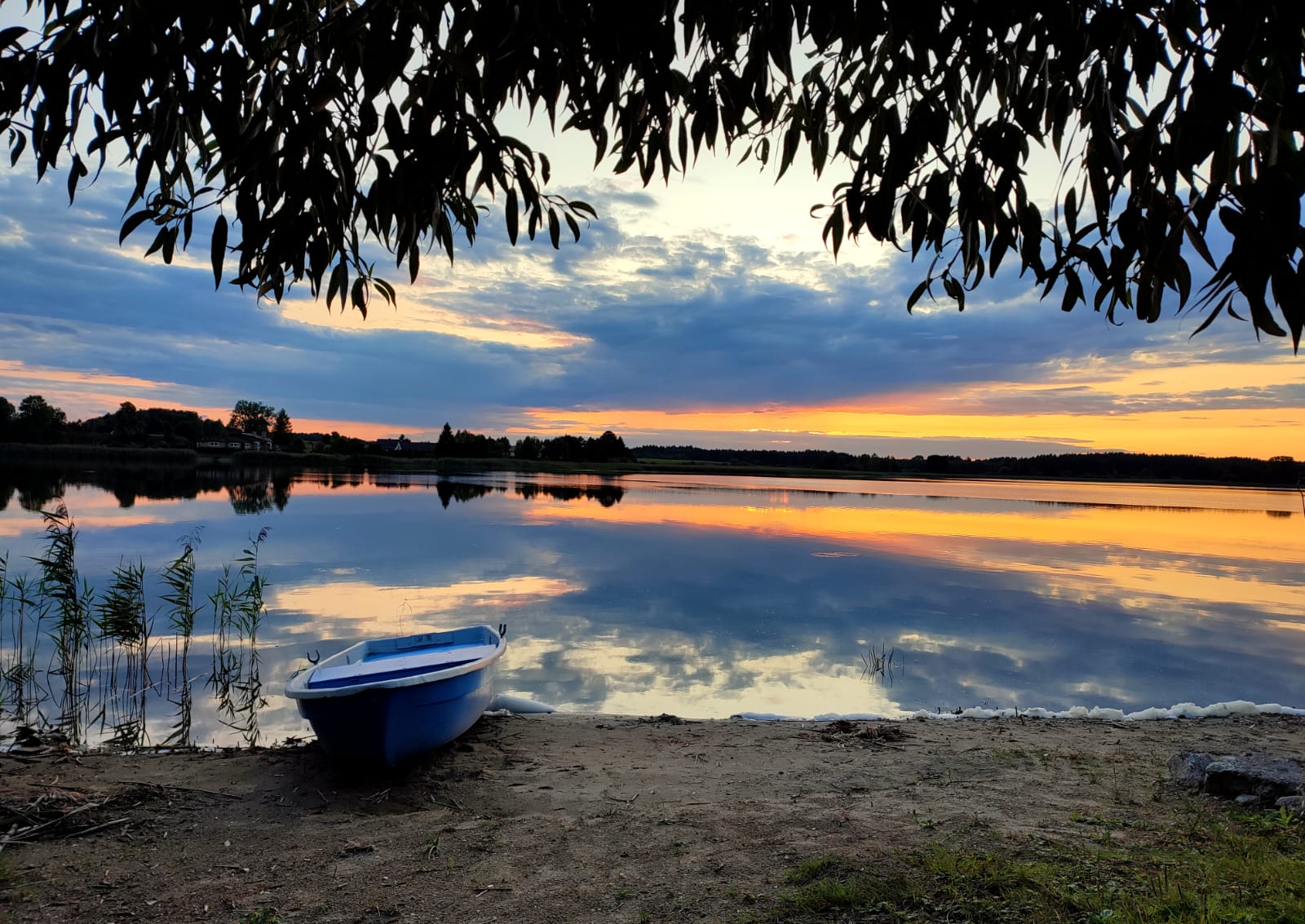 Sentane – widok nad jeziorem