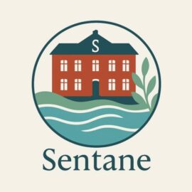 Logo Sentane, Kamienica nad jeziorem
